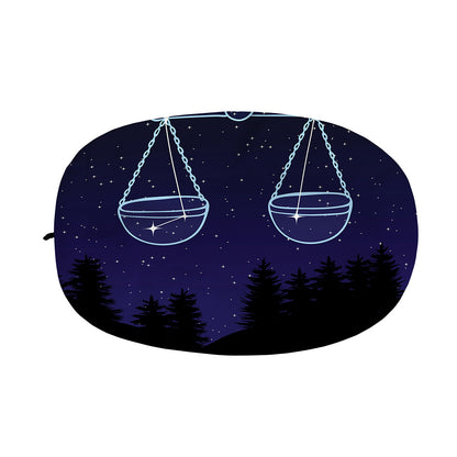 Libra Constellation Print Car Side Mirror Covers