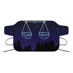 Libra Constellation Print Car Windshield Snow Cover