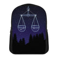 Libra Constellation Print Casual Backpack
