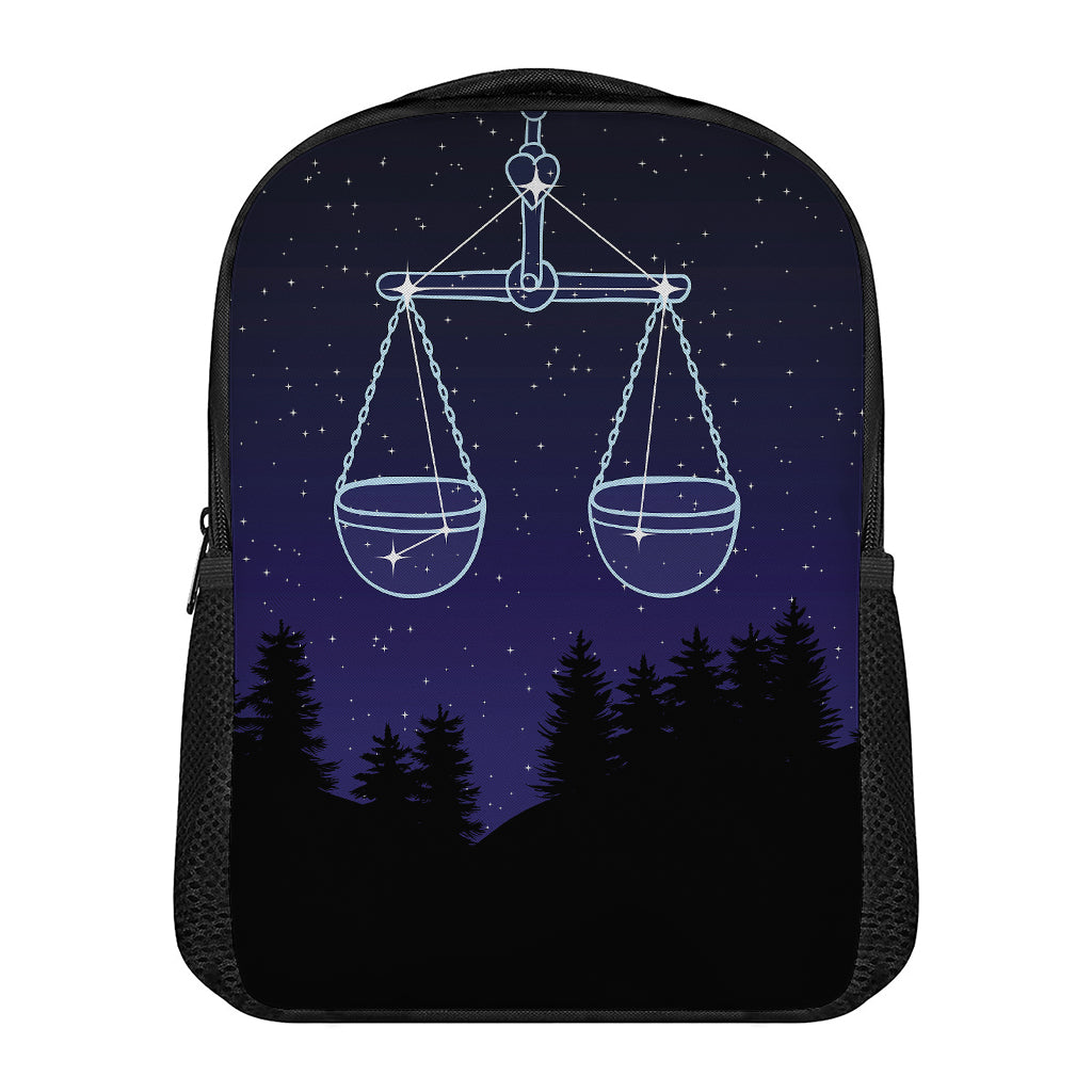 Libra Constellation Print Casual Backpack