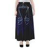 Libra Constellation Print Chiffon Maxi Skirt