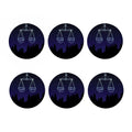 Libra Constellation Print Coaster Set