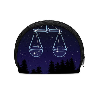 Libra Constellation Print Coin Purse