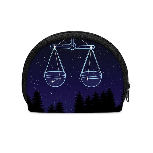 Libra Constellation Print Coin Purse
