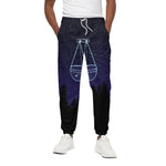 Libra Constellation Print Cotton Pants