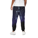 Libra Constellation Print Cotton Pants