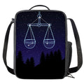 Libra Constellation Print Crossbody Lunch Bag