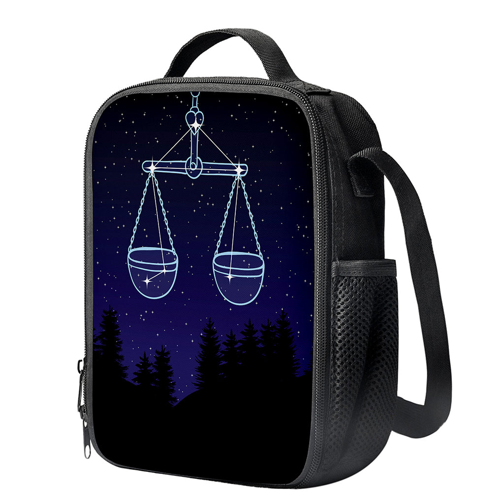 Libra Constellation Print Crossbody Lunch Bag