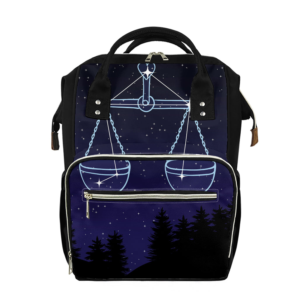 Libra Constellation Print Diaper Bag