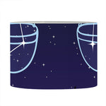 Libra Constellation Print Drum Lamp Shade