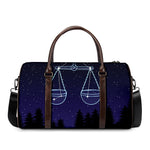 Libra Constellation Print Duffle Bag