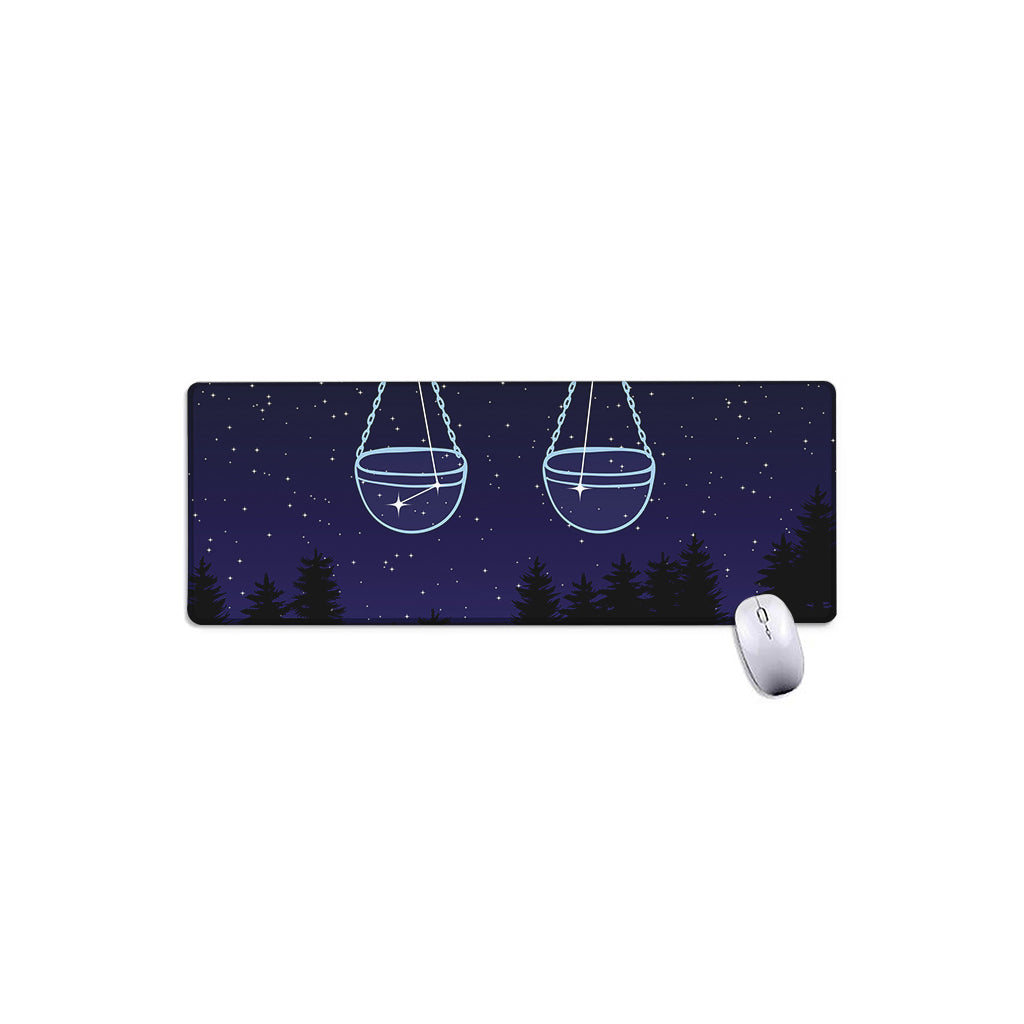 Libra Constellation Print Extended Mouse Pad