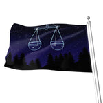 Libra Constellation Print Flag