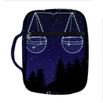 Libra Constellation Print Front Pocket Bible Bag