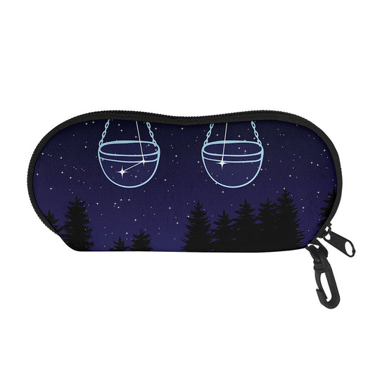 Libra Constellation Print Glasses Case
