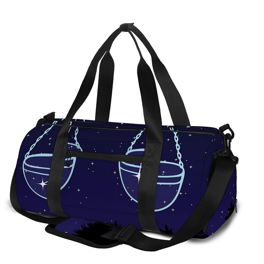Libra Constellation Print Gym Bag
