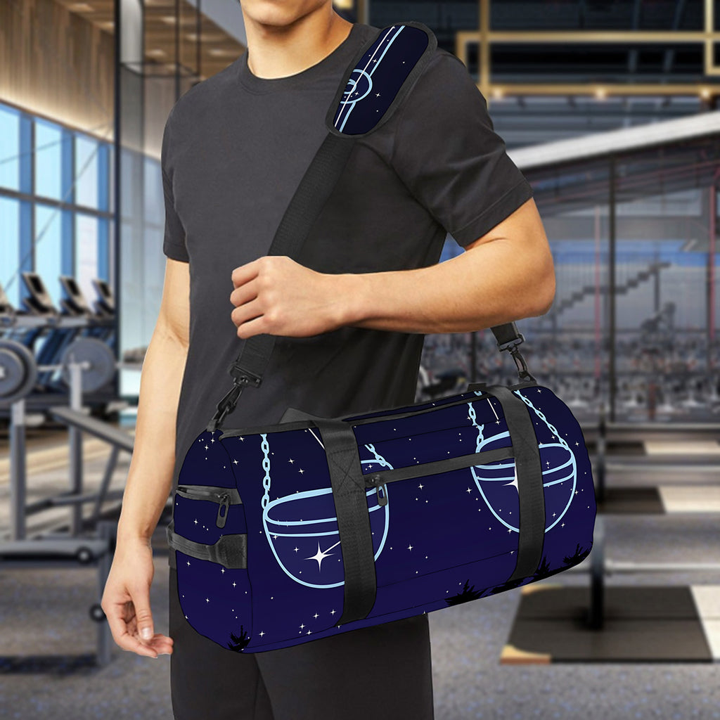Libra Constellation Print Gym Bag