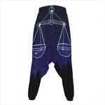 Libra Constellation Print Hammer Pants