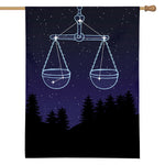 Libra Constellation Print House Flag