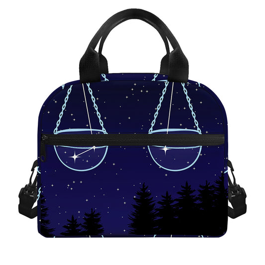 Libra Constellation Print Insulated Lunch Bag
