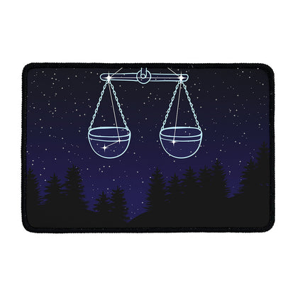 Libra Constellation Print Kitchen Mat