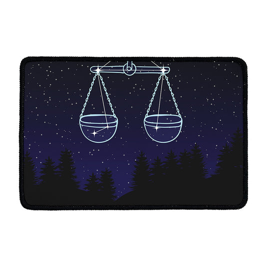 Libra Constellation Print Kitchen Mat