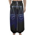 Libra Constellation Print Lantern Pants