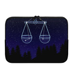 Libra Constellation Print Laptop Sleeve