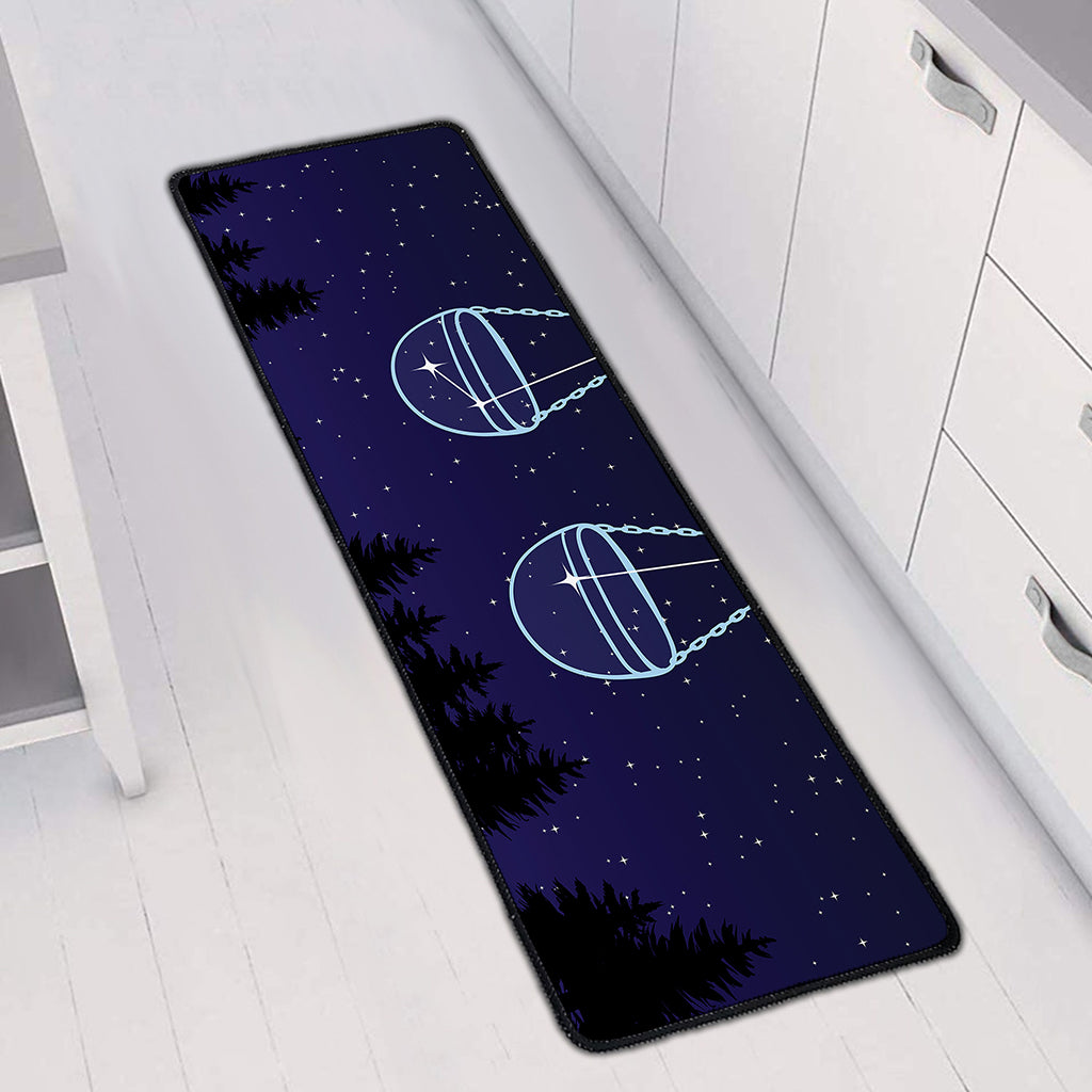 Libra Constellation Print Long Kitchen Mat