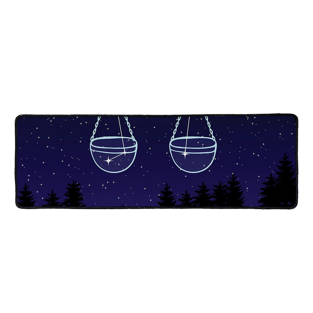 Libra Constellation Print Long Kitchen Mat