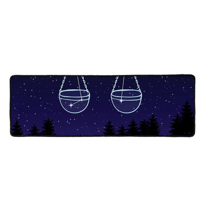 Libra Constellation Print Long Kitchen Mat