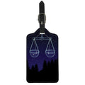 Libra Constellation Print Luggage Tag