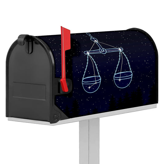 Libra Constellation Print Mailbox Cover
