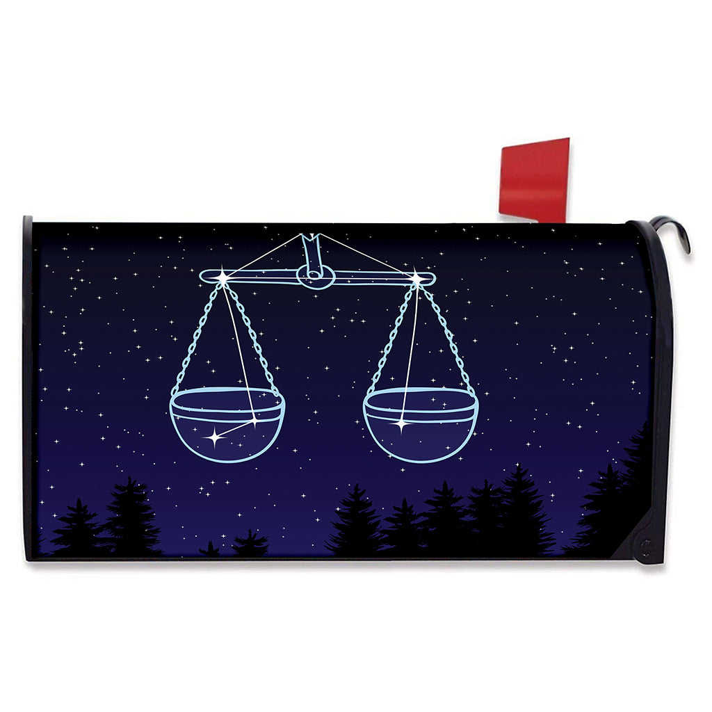 Libra Constellation Print Mailbox Cover