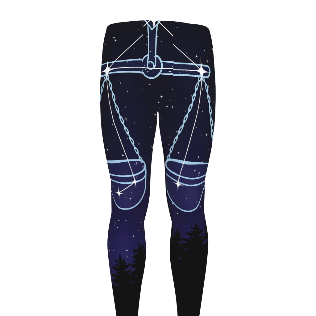 Libra Constellation Print Men's leggings