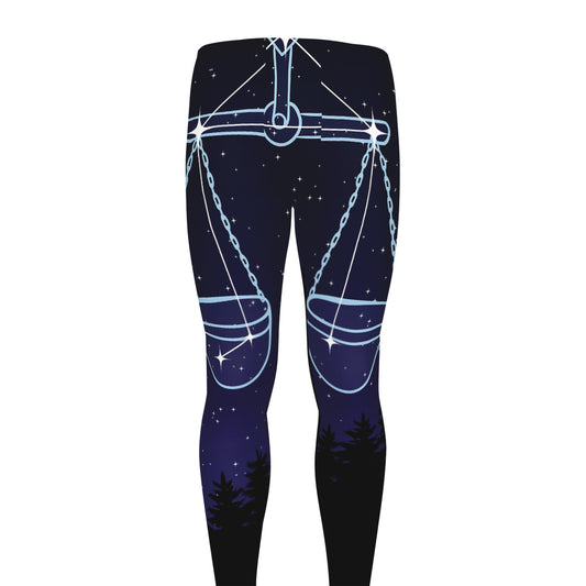 Libra Constellation Print Men's leggings