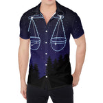 Libra Constellation Print Men's Shirt