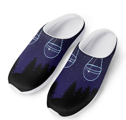 Libra Constellation Print Mesh Casual Shoes