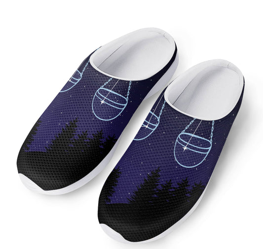 Libra Constellation Print Mesh Casual Shoes