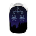 Libra Constellation Print Mesh Laundry Hamper