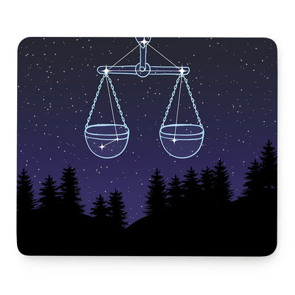 Libra Constellation Print Mouse Pad