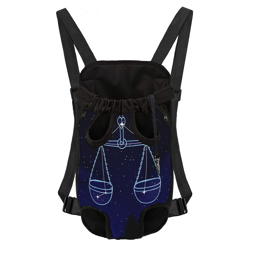 Libra Constellation Print Pet Carrier Backpack