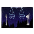 Libra Constellation Print Placemat