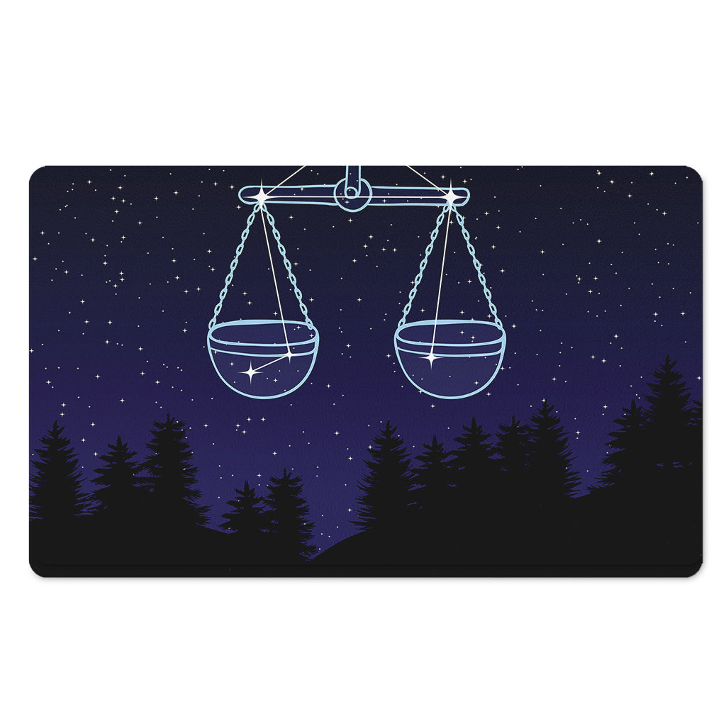 Libra Constellation Print Polyester Doormat
