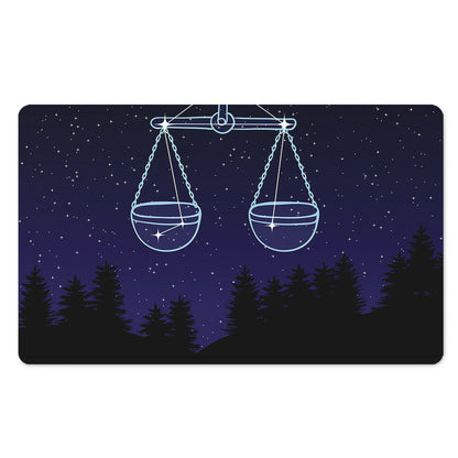 Libra Constellation Print Polyester Doormat