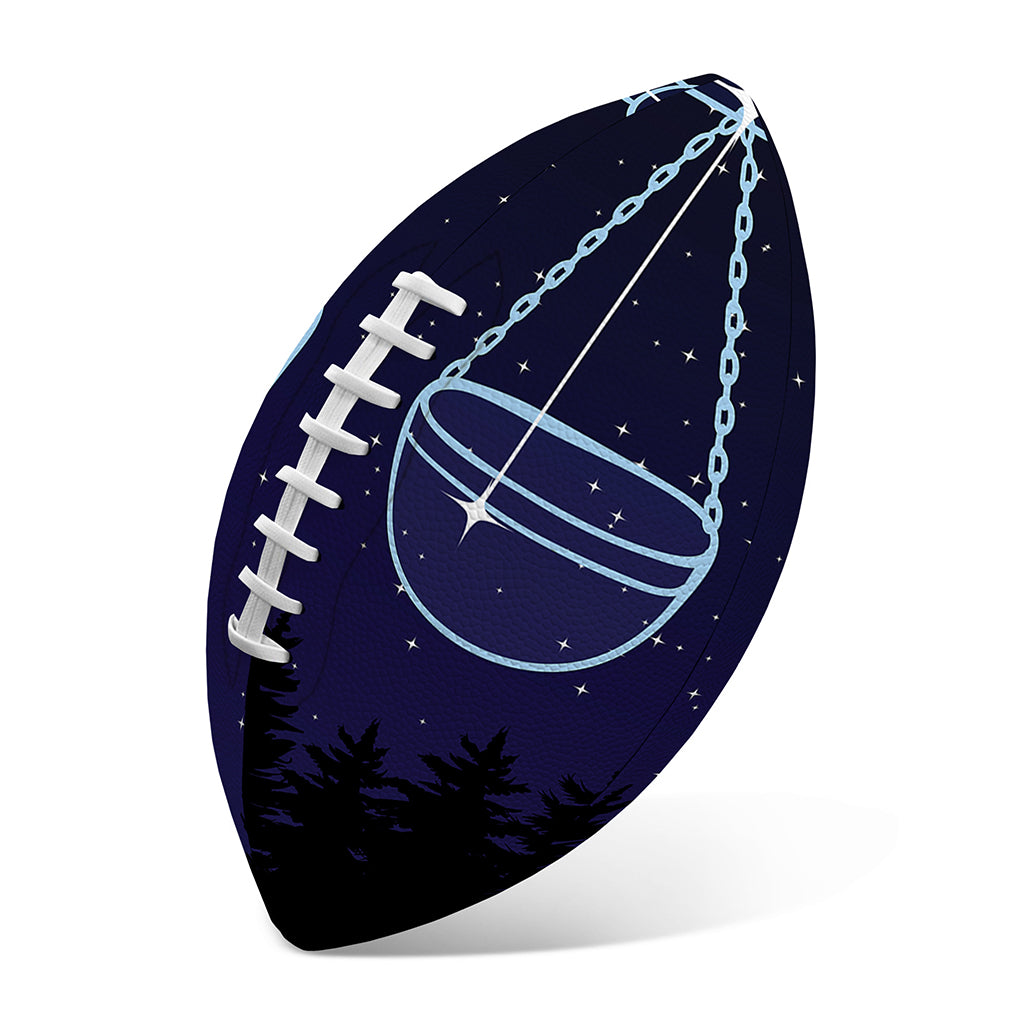 Libra Constellation Print Rugby Ball