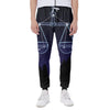 Libra Constellation Print Scuba Joggers