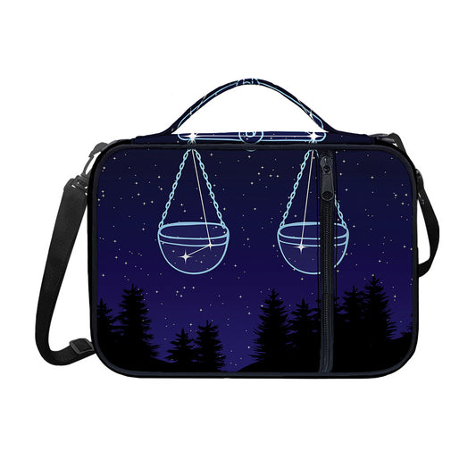 Libra Constellation Print Shoulder Strap Bible Bag