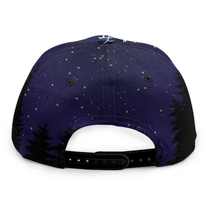 Libra Constellation Print Snapback Cap