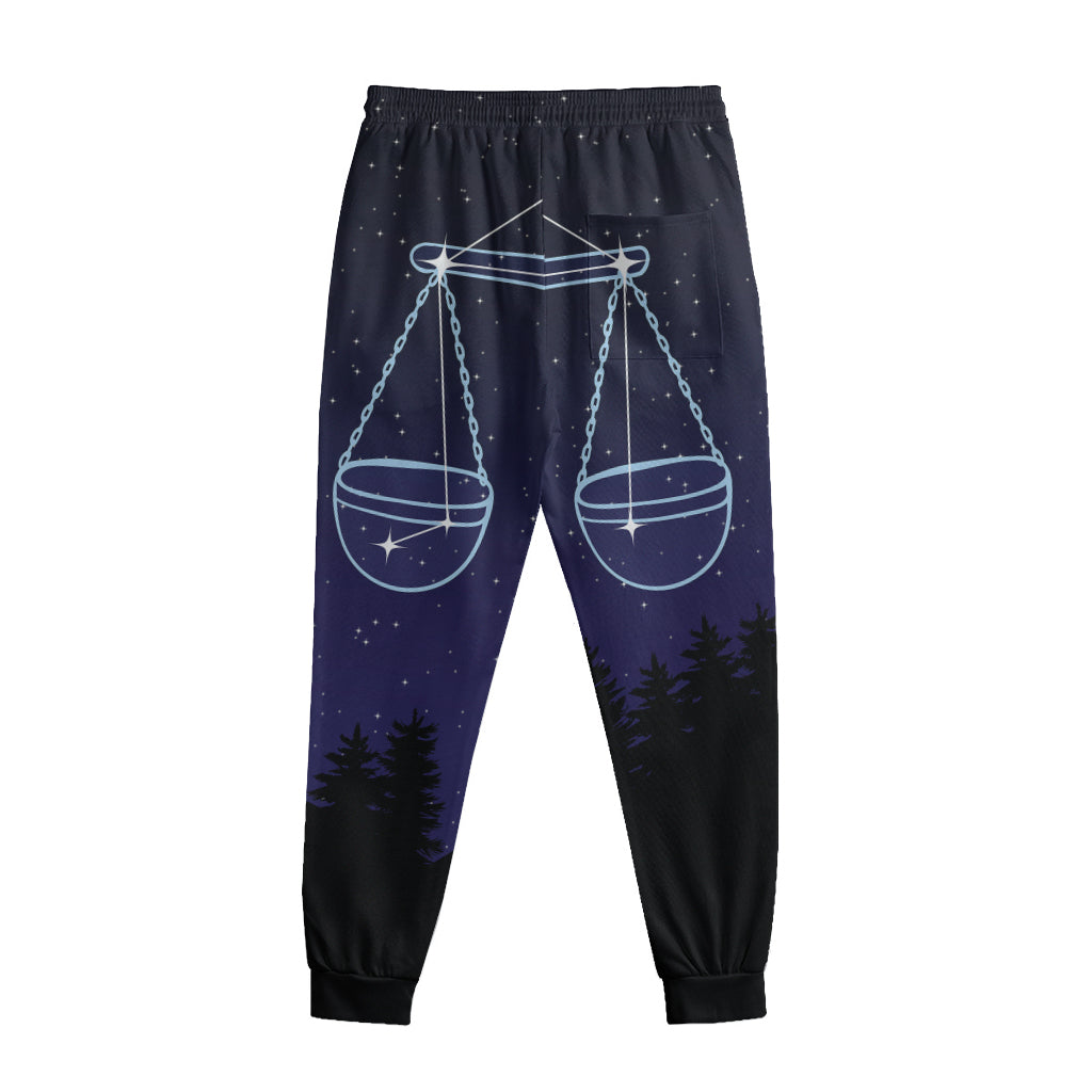 Libra Constellation Print Sweatpants